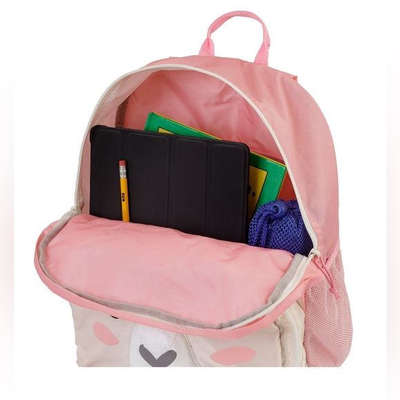 Firefly! Izzie the Llama Kid's Backpack - Pink & Cream, Unisex (15 Liter) - Picture 8 of 10